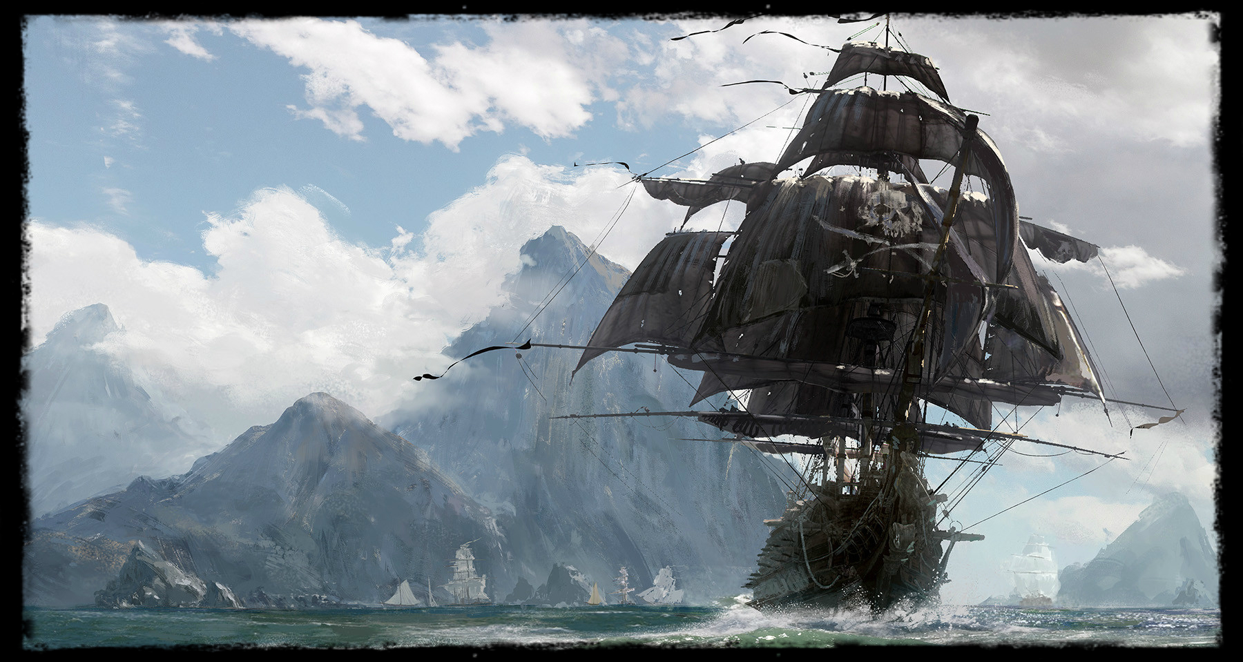 Galeón Harbor Ripper de los piratas Thalassa.